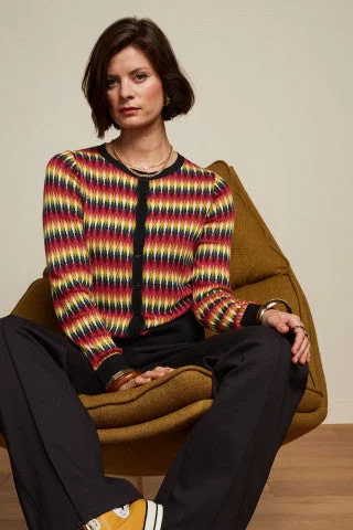 KING LOUIE Multi Black Celina Cardigan